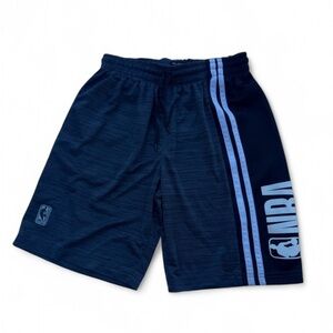 NBA Men's Charcoal and Black Athletic Shorts